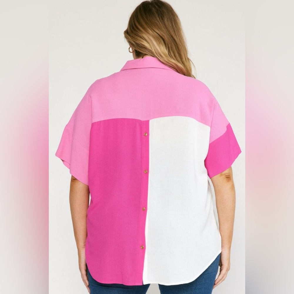 Entro Colorblock Top - Picture 2 of 4